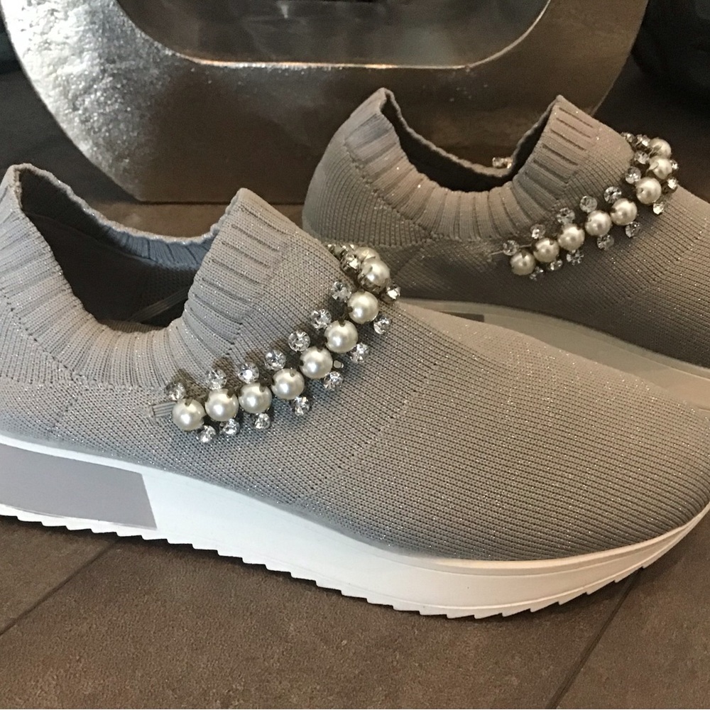 Anne Klein Sneakers with Embellishments